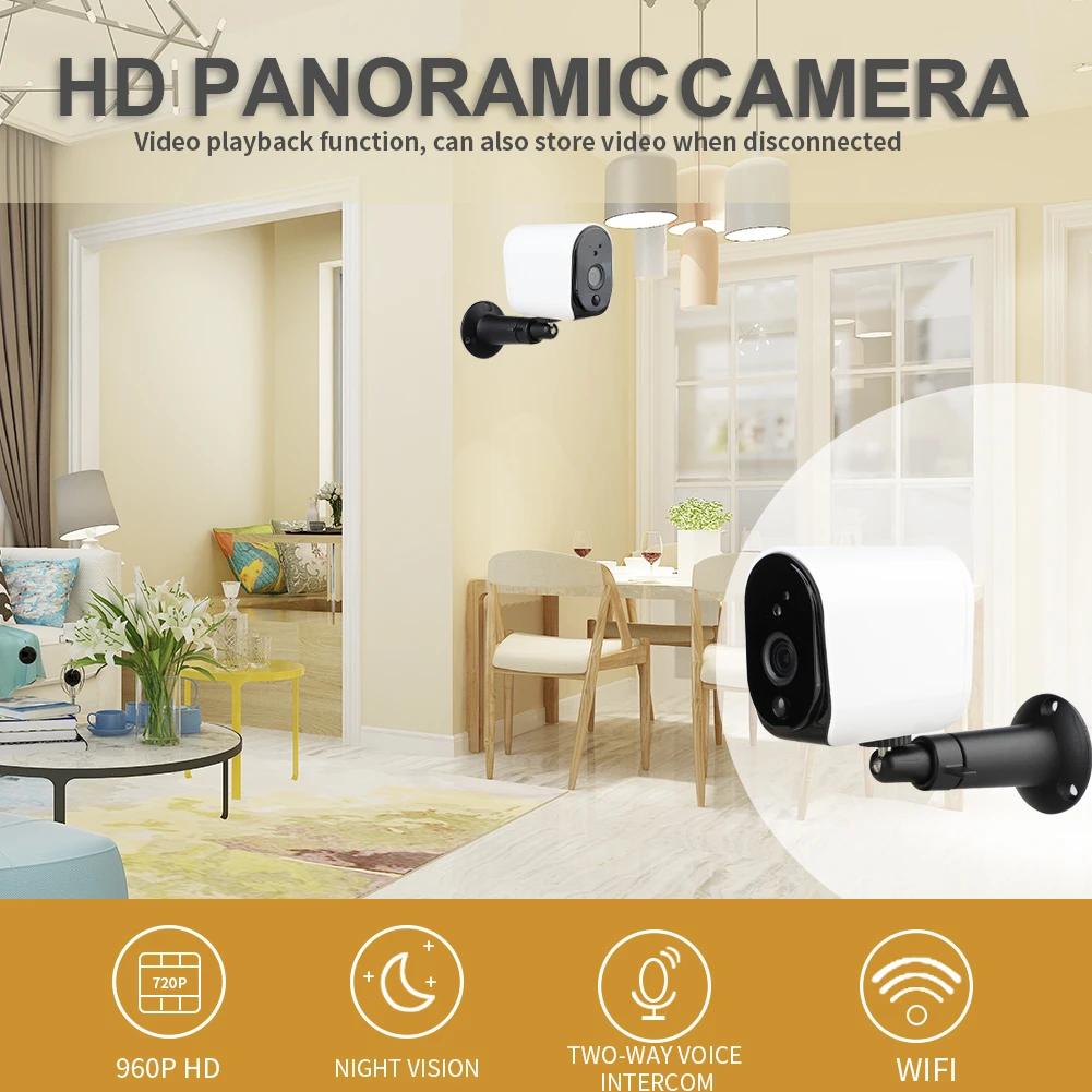  960P 1080p Telecamera di Sorveglianza Senza Fili di Sicurezza Domestica Baby Monitor IP Batteria De