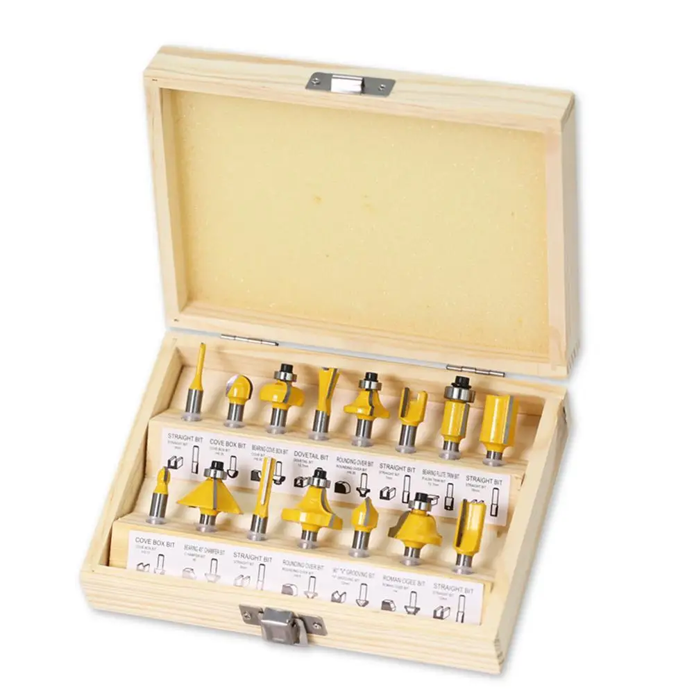 15-Piece Tungsten Router Bit Set 2