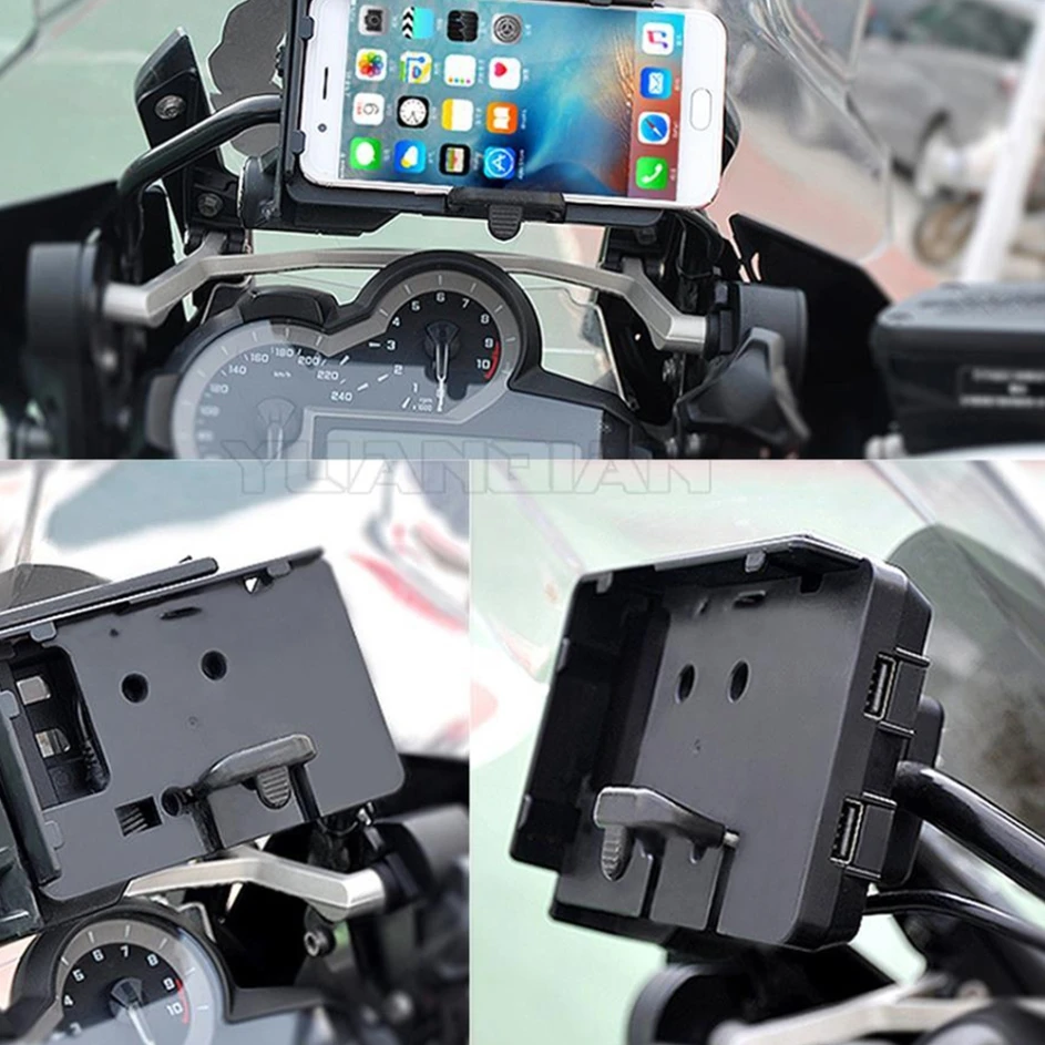 Motorcycle Navigation Bracket USB Mobile Phone Charging For BMW R1250GS Adventure R1200GS LC ADV R1200 R1250 GS R 1200 1250 GS
