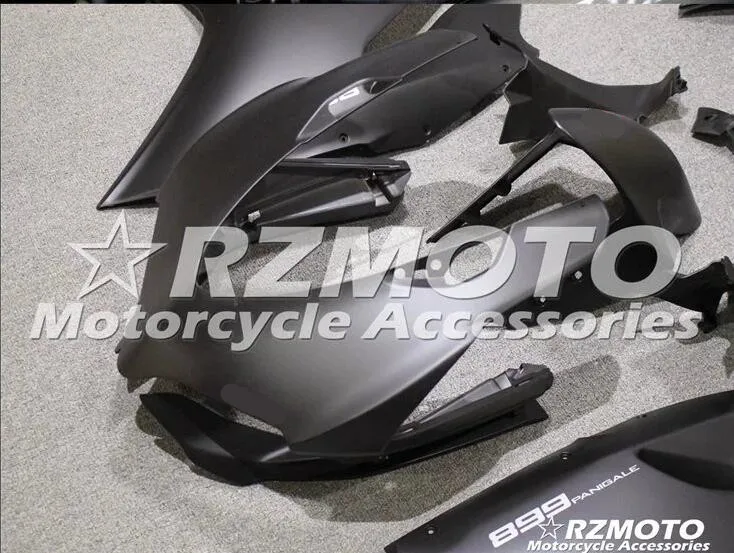 Мотоциклетный обтекатель abs подходит для поездок на мотоцикле Ducati 899 1199 Panigale 2012 2013 корпусные детали пресс-форм черный ACEKITS Магазин № 0101