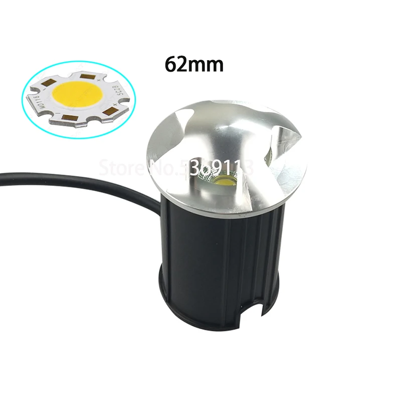 4 Pcs IP67 Waterproof LED Underground Light 1W 3W 5W Outdoor Ground Garden Path Floor Buried Yard Spot Landscape 110V220V 12V 4