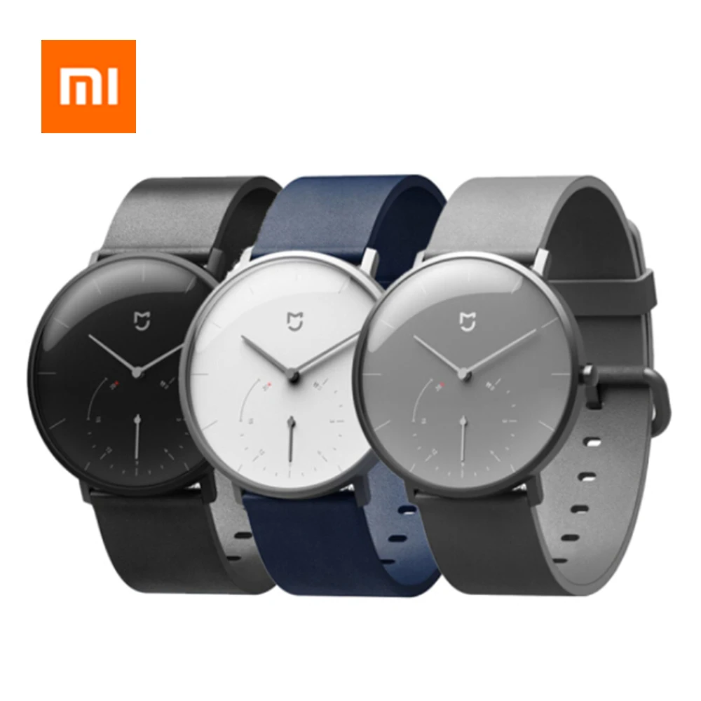  Original Xiaomi Mijia Quartz Watches Waterproof Double Dial with Alarm Sport Sensor BLE4.0 Wireless