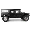 1/10 US American Hummer H1 Alloy Car Civilian Military 4WD 16CH RC Truck Upgrade With Sound and Light KEYIGE HG-P415 4