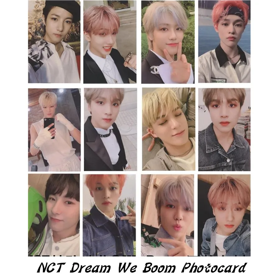 

NCT Dream We Boom Autograph Photocard Chenle Haechan Paper Photo Card Photographt Kpop Collective Cards 6pcs/se