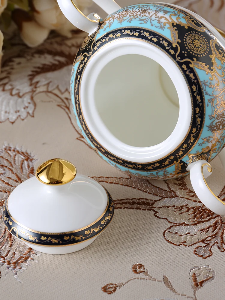 Европейский керамический чайный сервиз, кофейник, китайский чайник, британский фарфоровый чайник высокого качества, чайный сервиз, цветочный чайник