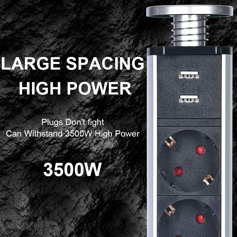 escondido mesa com usb 16a ac220v ue 02