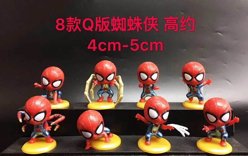 

Yaya Anime Avenger Hero Return 8-Cute Climb Attitude Spider-Man Model Car Mounted Cake Decoration