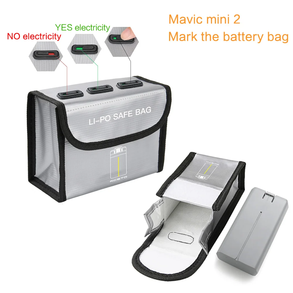 Сумка для аккумулятора Mavic Mini 2 защитный взрывозащищенный чехол аксессуары DJI |