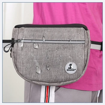 

Mini Portable Pet Dog Snack Bag Outdoor Training Strong Wear Resistance Large Capacity Puppy Snack Waist Bag Reward Bags Zipper