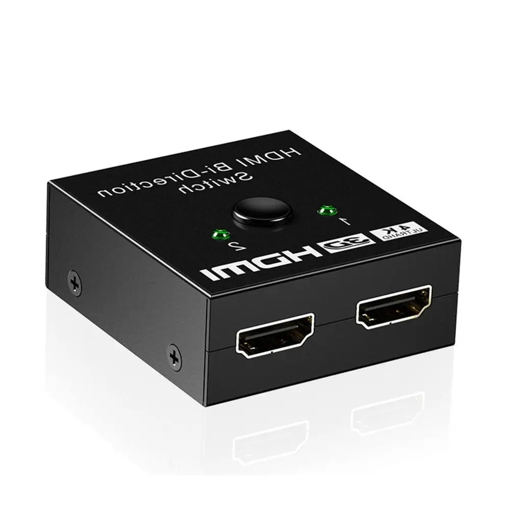 HDMI переключатель двухнаправленного 4K HDMI коммутатор 2 в 1 выход HDMI разветвитель 1x2/2x1 адаптер конвертер для ТВ-коробки