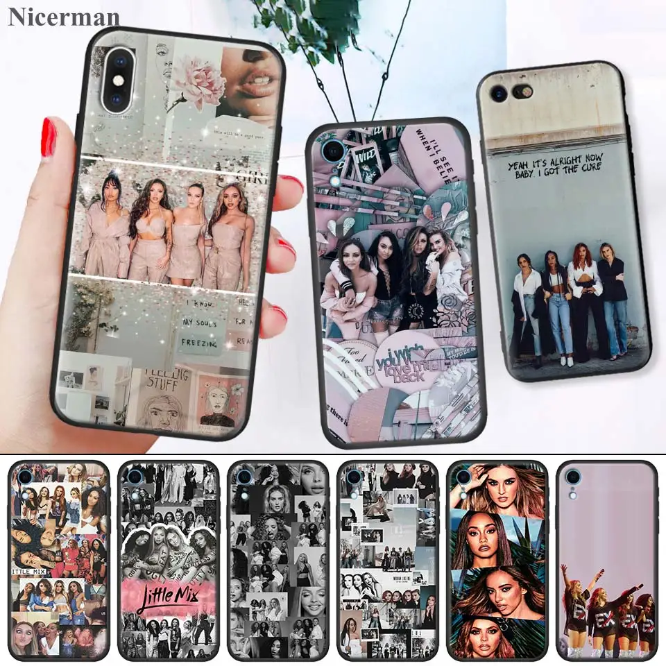 

Silicone Case Cover Shell for iPhone X XS XR XSMax 7 8 6 6S 5C 5E 5S 5 Plus 8+ 7+ 6+ 6S+ iPhone 11 Pro Max Shell Caso Little Mix