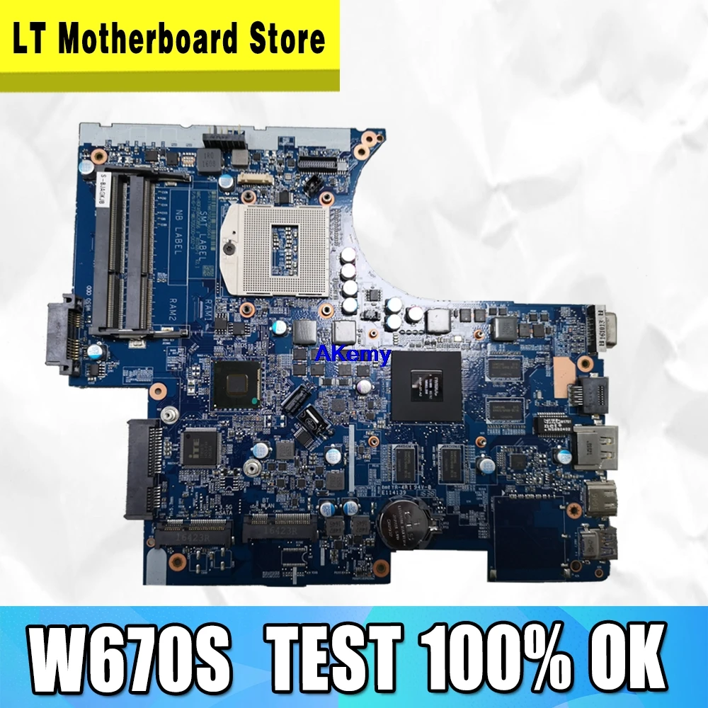 Laptop Moterboard Fit Voor Clevo W670SZ W670SJ Moederbord 6-77-W670SJ00-D02 D01 Laptop Moterboard Fit Voor Clevo W670SZ W670SJ Moederbord 6-77-W670SJ00-D02 D01