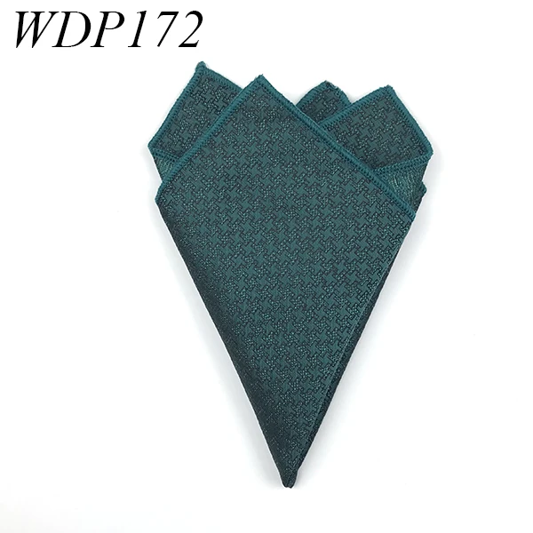 WDP172 Новое поступление Полиэстер Тканый Цветочный платок свадебный бизнес карманные квадраты для мужчин подходящие Галстуки бабочка - Цвет: WDP172