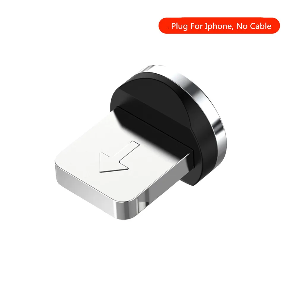 For 8-PIN Магнитный usb-кабель для быстрой зарядки на 90 градусов, кабель типа C, магнитный кабель для зарядки и передачи данных, кабель для зарядки Micro USB, кабель для зарядки телефона, игровой кабель, usb-шнур - Цвет: For 8-PIN