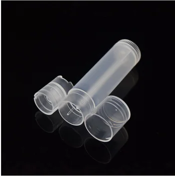 

Hot Sale Cosmetic Empty Chapstick Lip Gloss Lipstick Balm Tube + Caps Container