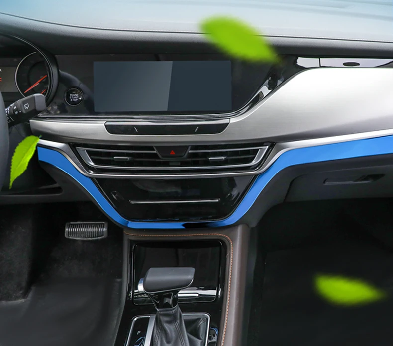 Lsrtw2017 для Changan Cs35 Plus автомобильная лента для приборной панели планки интерьерные Аксессуары хромированная нержавеющая сталь