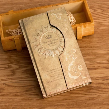 

Sketchbook 98Sheets Stationery Student Gifts European Style Diary Agenda Magnet Buckle Planner Schedual Retro Notebook