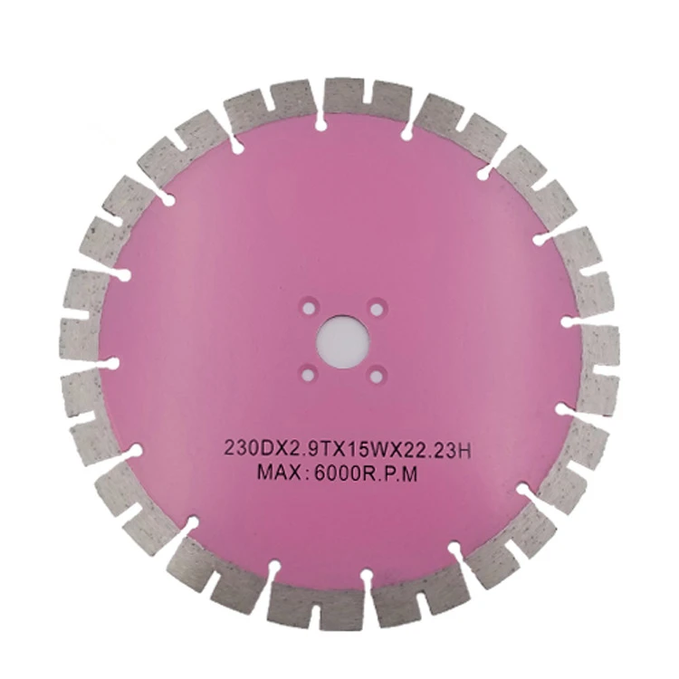 DB45 алмазный спеченный диск для резки стен 9 дюймов D230mm паз Сегментированная Алмазная Циркулярная Пила Лезвия для твердый камень 10 шт