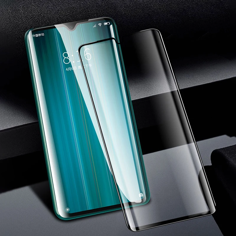 Черный 2 шт стекло для Xiaomi Redmi Note 8 Pro закаленное стекло полное покрытие клеевая Защитная пленка для экрана для Redmi Note 8 Pro Global glass - Цвет: Черный