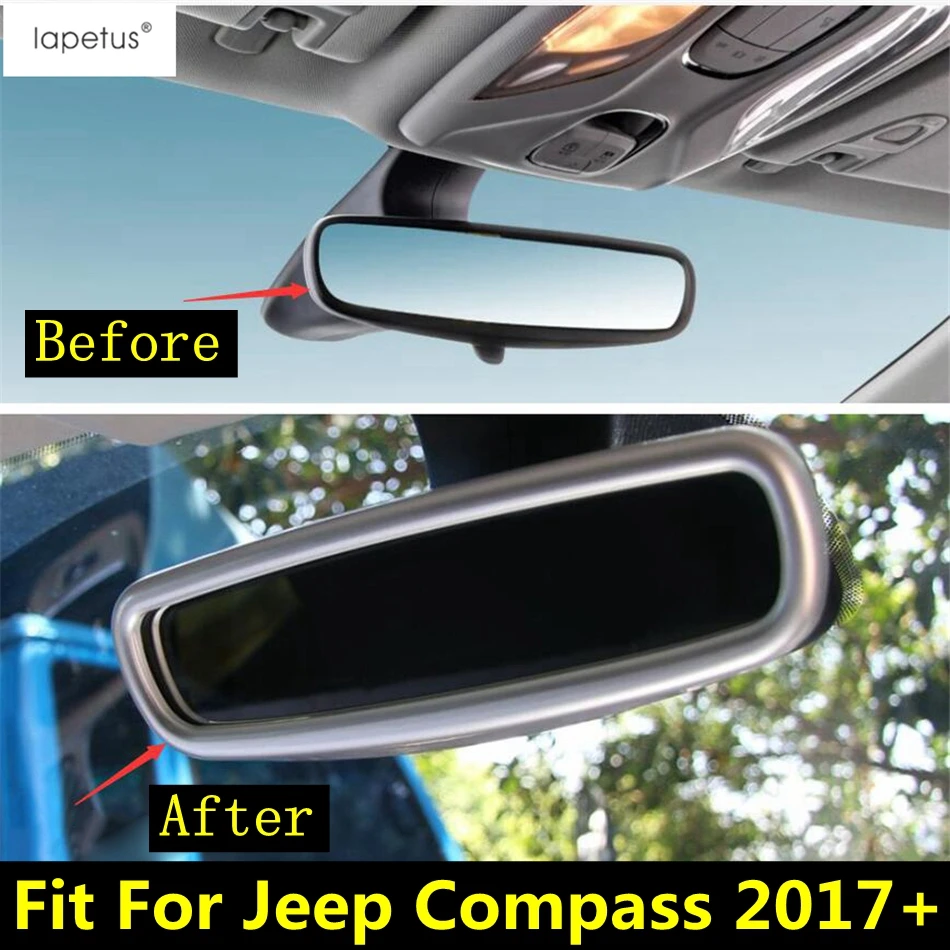 Lapetus Accessories For Jeep Compass 2017 2018 2019 2020 2021 ABS Inner