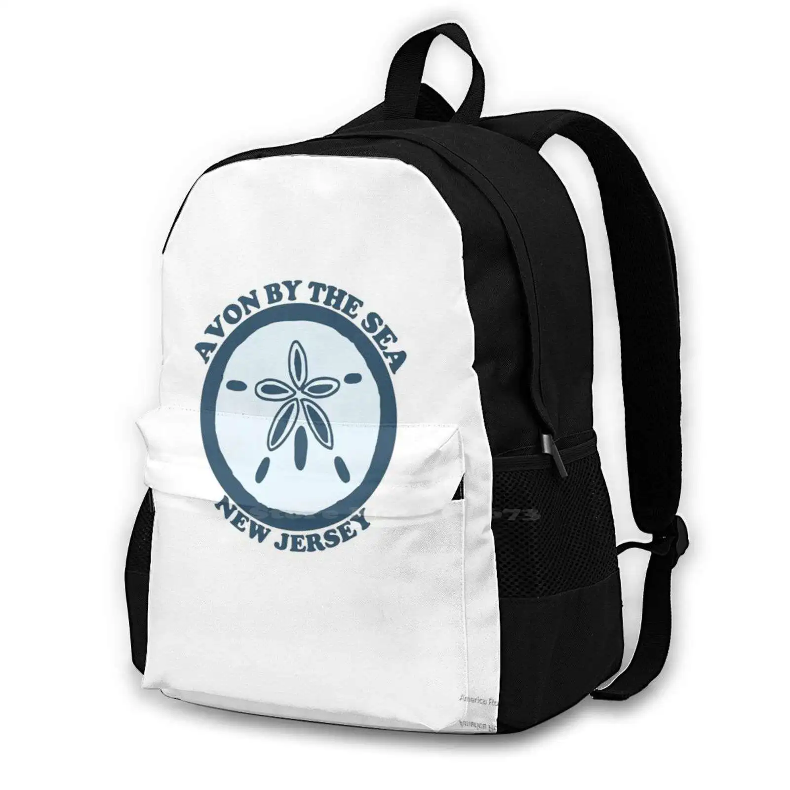 Avon By The Sea - New Jersey. Borse Da Scuola Zaino Da Viaggio Per Laptop Avon Boardwalk By The Sea By The Sea Beach By The Sea