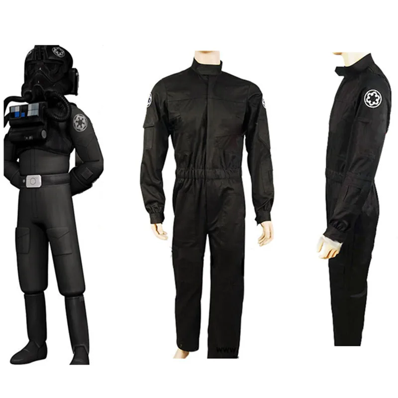

Movie Star Wars Derek Klivian Jumpsuits Rompers Cosplay Costume Star Wars Pilot uniform Cosplay Halloween Adult man Costumes