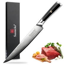 Sunnecko " нож для хлеба японский Дамасская сталь VG10 Core бритва острое лезвие G10 Ручка Ho использовать держать использовать кухонные ножи