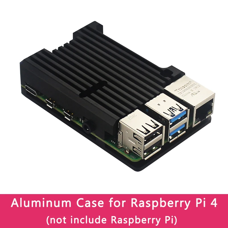 Raspberry Pi 4 Модель B корпус из алюминиевого сплава ЧПУ-коробка корпус для Raspberry Pi 4 Модель B/3B +/3B