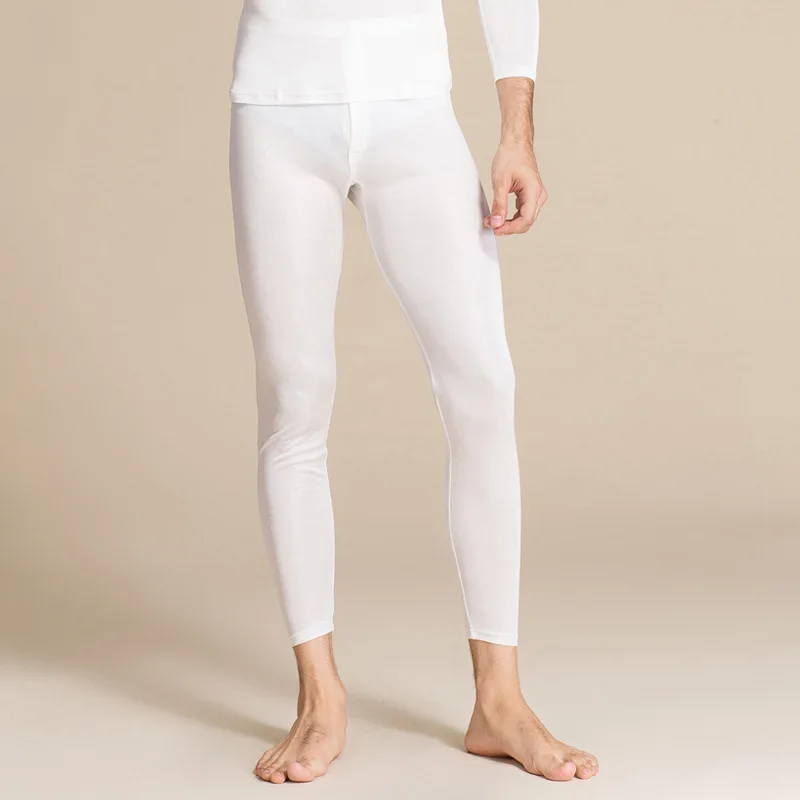 Men's Silk Long Underwear Pants