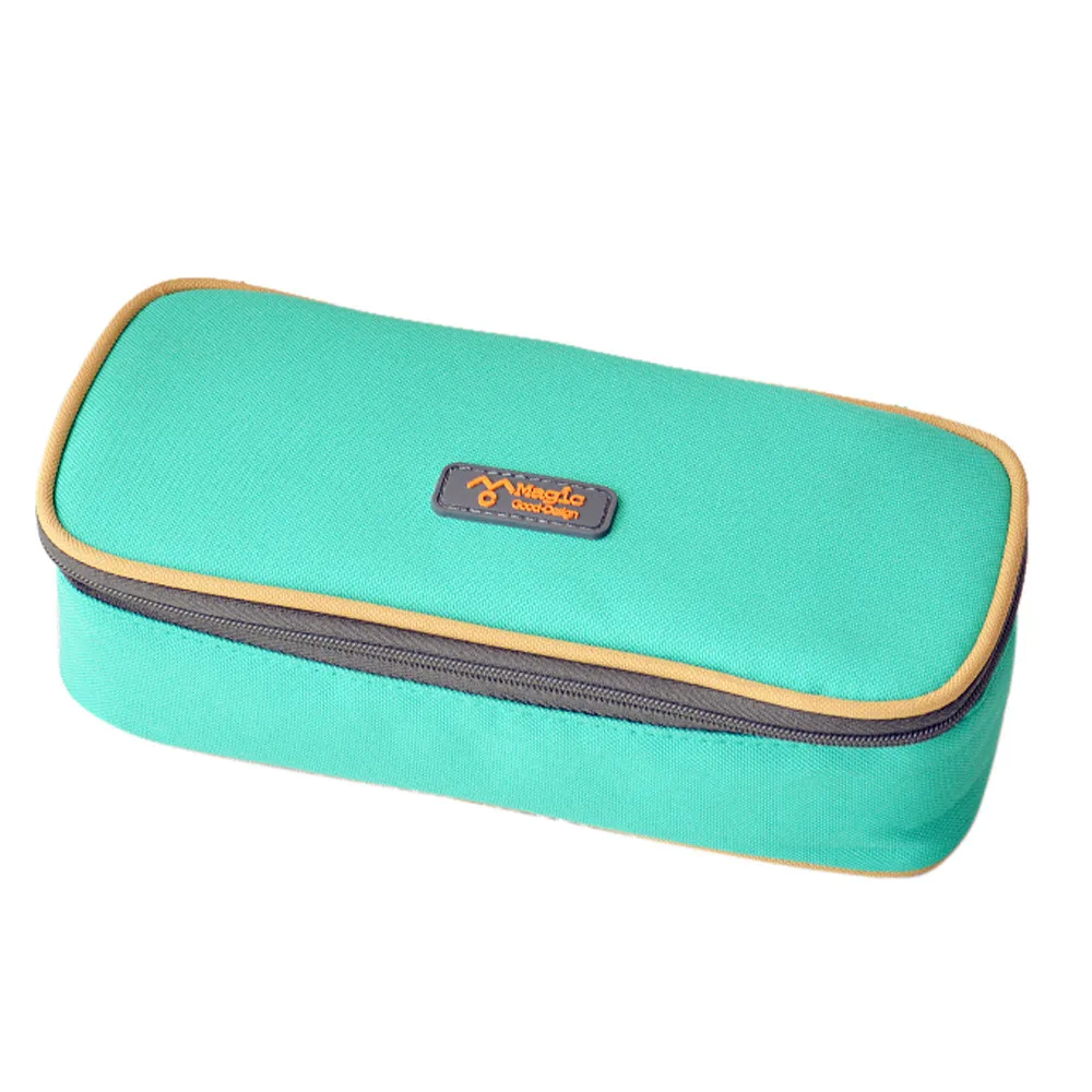 20# Trousse Scolaire большая емкость многофункциональная холщовая пенал сумка-Органайзер для хранения пенал Trousse Scolaire Stylo