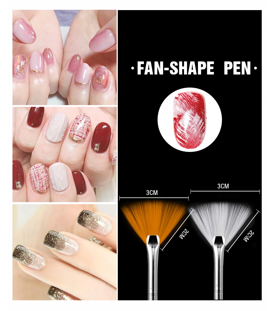 ROSALIND ногтей кисточки для маникюра дизайн набор инструментов 3D гель акриловое покрытие для щеток ручка дизайн ногтей кисть для ногтей рисунок «сделай сам»