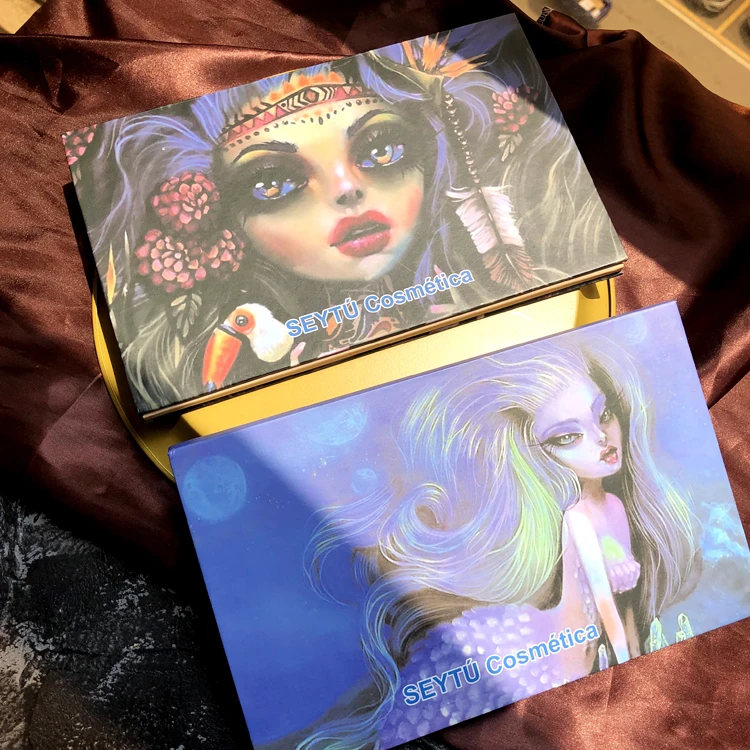 Палитра теней для век 28 цветов блестящие матовые тени палитра радужных неоновых