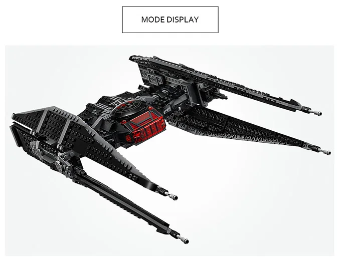 Mailackers серия Звездных Войн фильмы Kylo Reylo TIE Fighter модель совместимые фигурки Звездные войны строительные блоки игрушки для детей