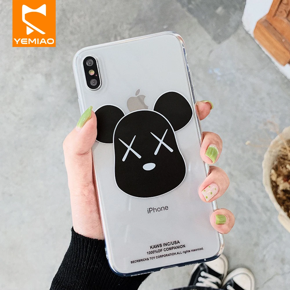 For iPhone X XS MAX XR Ultra Thin Case Clear Transparent i 8 Phone 7 6 6s Plus Cover Soft Silicone Patterned | Мобильные телефоны и
