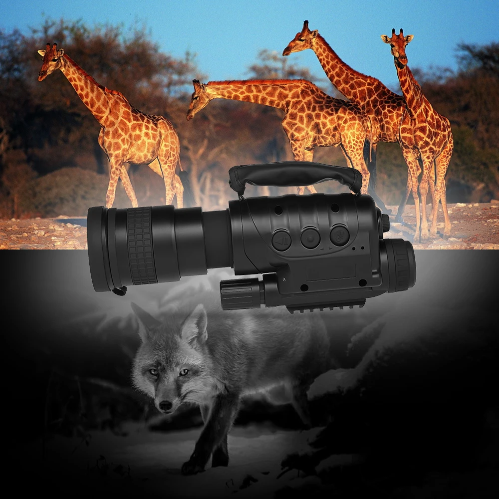 

8x60 Digital Night Vision Monocular Telescope Infrared Device Photo Video Recorder for Camping Hiking Travel Hunting