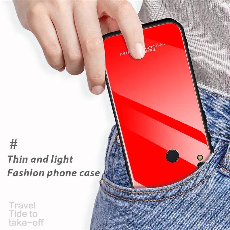 Tempered Glass Case For Xiaomi Redmi Note 7 5 6 K20 Pro 7A Luxury Tempered Glass Case Phone Cover For Xiaomi Mi 9 9 SE Coque (11)