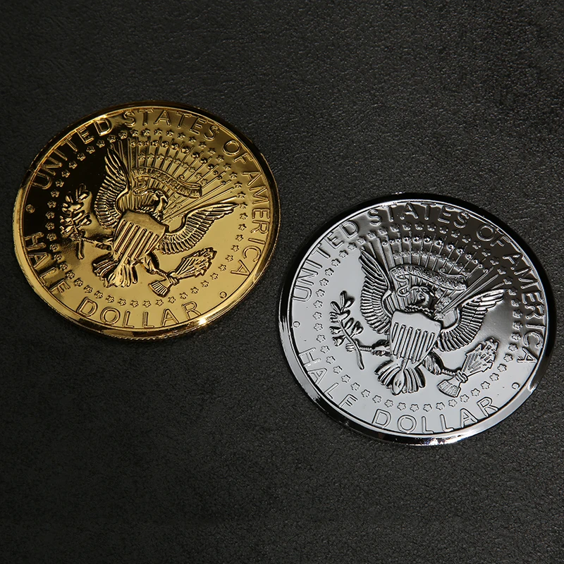 Divertida Moneda Magnética Con Aleta, Moneda De Mariposa