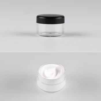 

10pcs 5g Empty Bottle Cosmetic Travel Sample Container for Facial Cream Shampoo Lotion (Black)