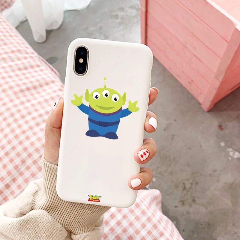 История игрушек 4 alien forky candy color чехол для iPhone X XR XS MAX 6 7 8 plus 6s для Apple лучший дизайн корпуса - Цвет: W-5925