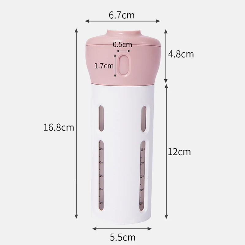 Дорожный дозатор для шампуня, лосьона, гель для душа, бутылка для мыла, аксессуары 4 в 1, пустой контейнер для суб-бутылки, многоразовый насос