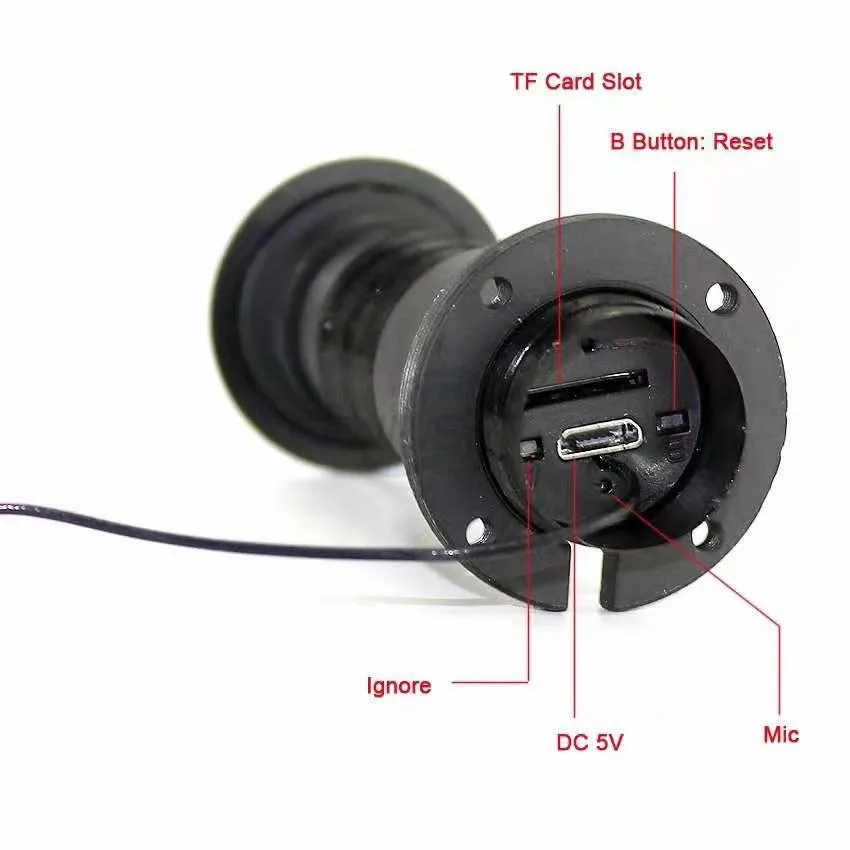 p2p detecção de movimento vídeo v380 câmera com micro slot para cartão tf