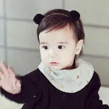 Горячая Распродажа, Южная Корея, корейский стиль, Детские аксессуары для волос детские пушистые шарики, кружевная лента для волос, резинки для волос