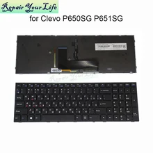 Laptop Keyboard for CLEVO P641RF P650HP3-G P650HP6-G P650HS-G P650HS-G P650RA P650RE3-G P650RE6-G P650RG-G P650RP6 P650RS Korea KR Black Without Frame and Backlit 