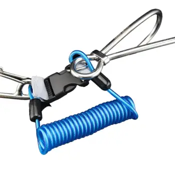

Stainless Steel 316 double Spring Foot Rope Reef Hook buckle (Double Hook) Dive Gear Diving equipment pool Accessories