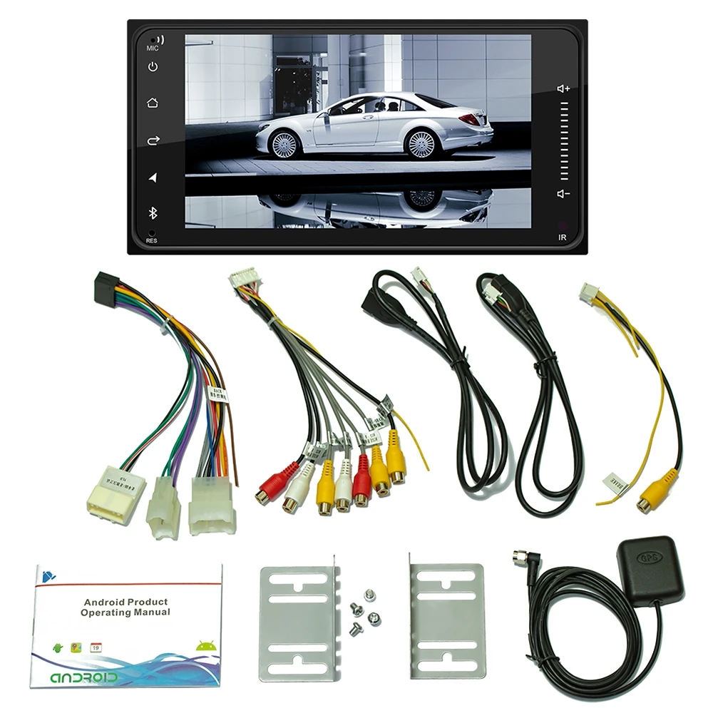 Автомобиль Bluetooth беспроводной аудио плеер FM радио gps вождения рекордер для Toyota 12 в абсолютно и высокое качество