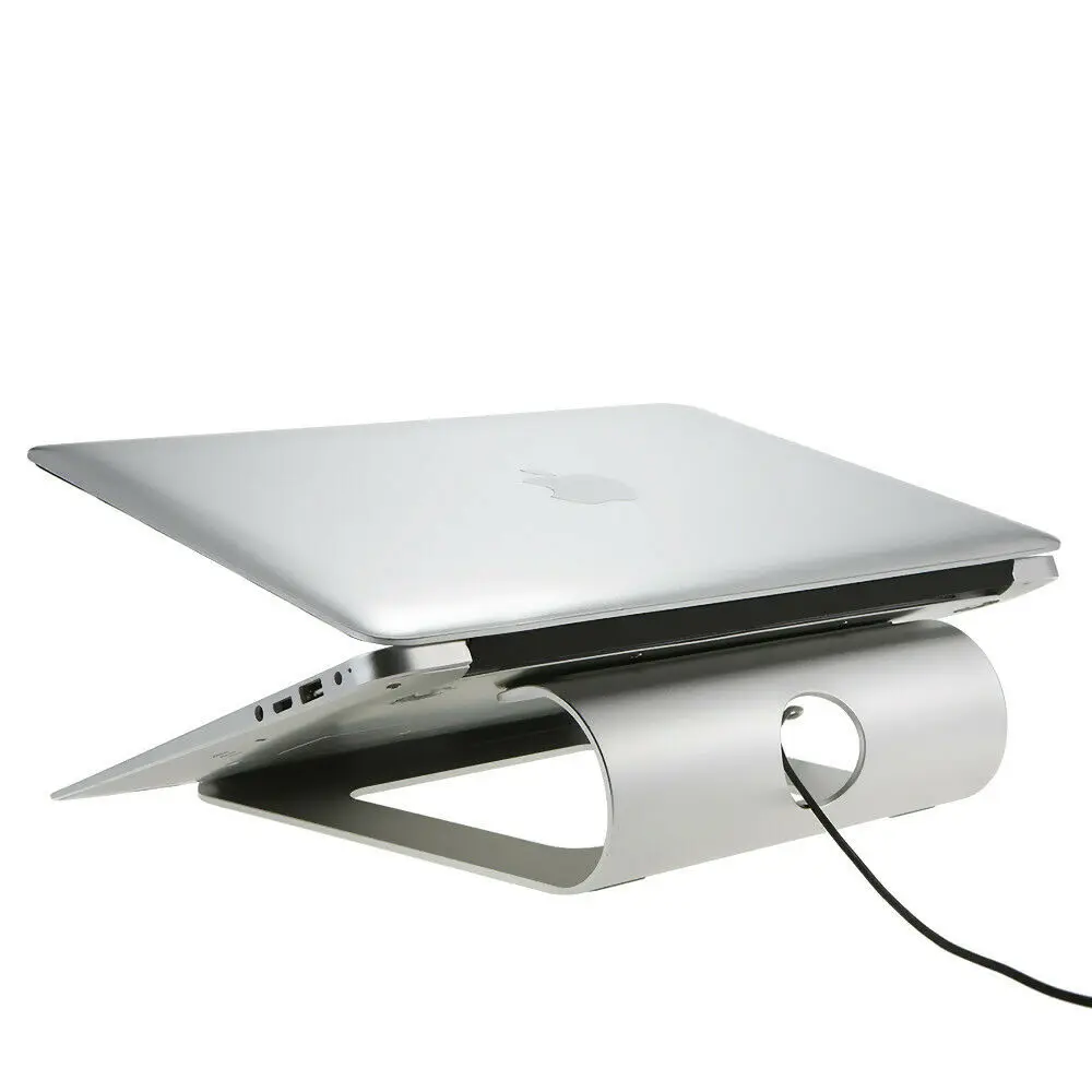 Алюминиевый Сплав регулируемая подставка для ноутбука Складная портативная для ноутбука MacBook компьютерный кронштейн подъемный охлаждающий держатель нескользящий