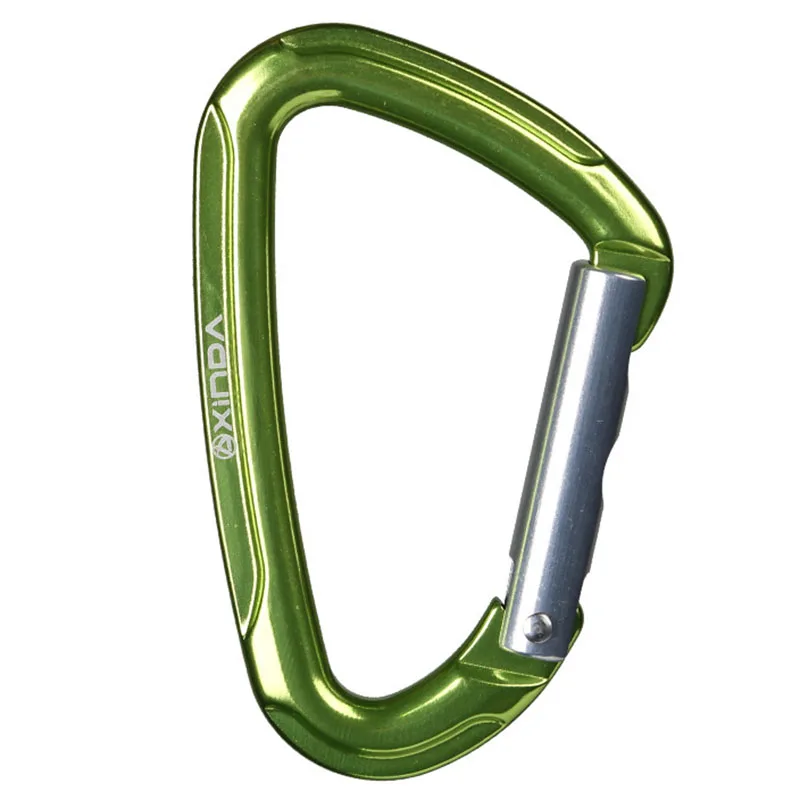 Карабины наружные ледяные скалолазания оборудования D форма CE 24KN Magnalium Abseiling Quickdraws Многофункциональный замок безопасности Quickdraw