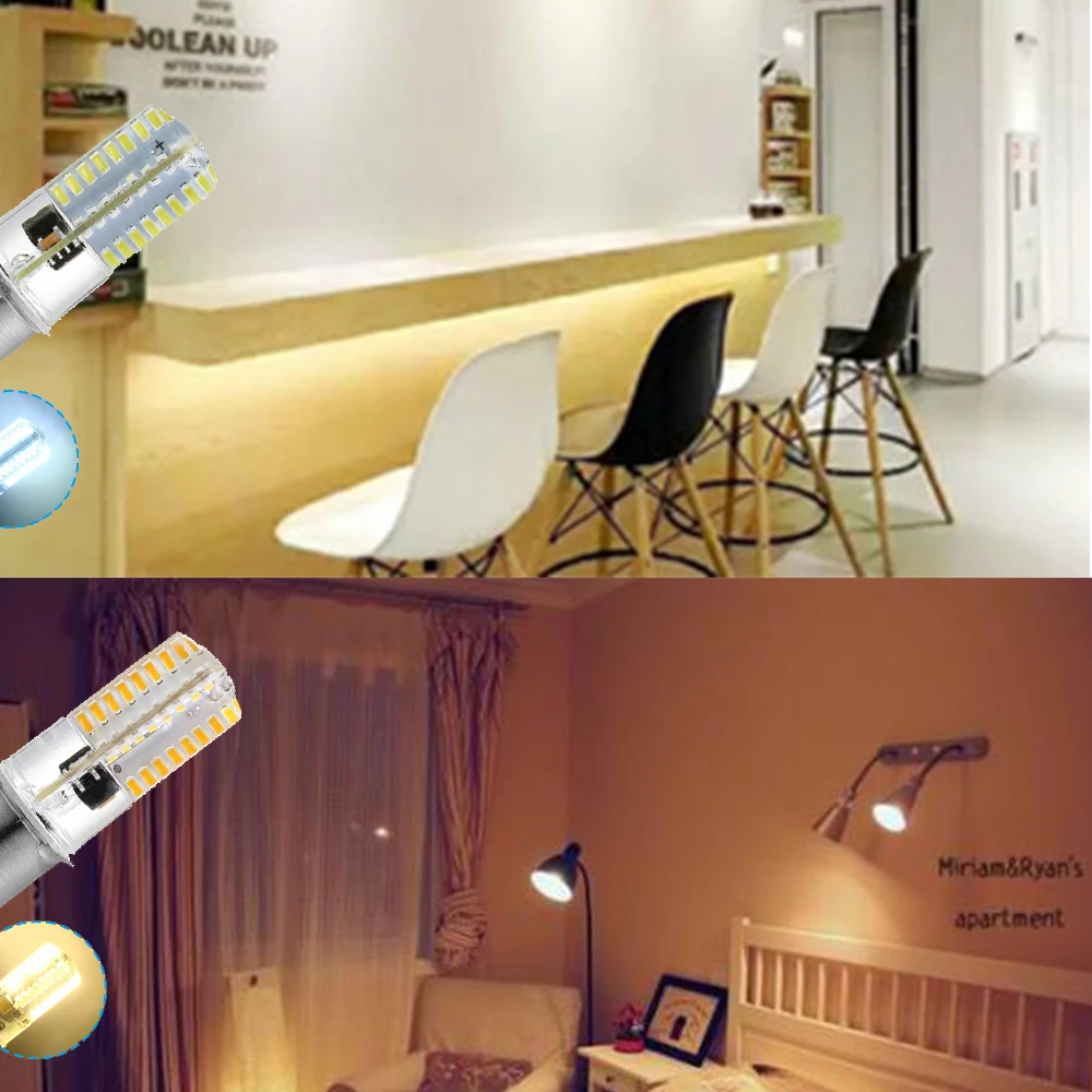 Led lamp 110/120V BA15D LED corn bulbs 2.6W 3014 64SMD lights for sewing machine crystal lamp led light