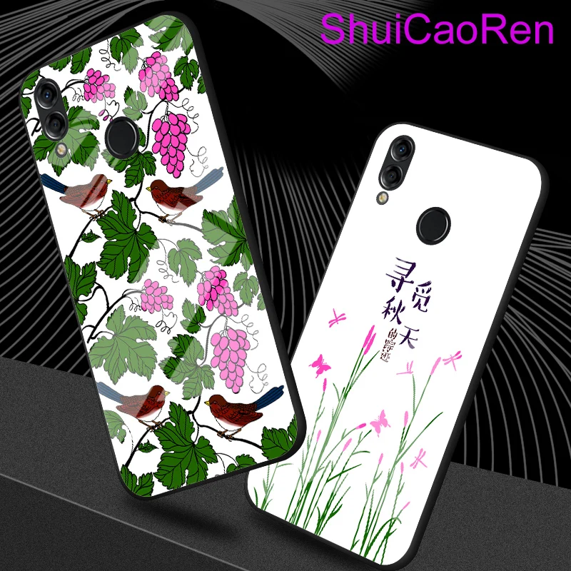 

Sunlight Discolor Case For Huawei Nova 2 Plus 2i 2S Hard Back Cover Funda Glass Case For Huawei Nova Plus / Nova 3 3i 3E