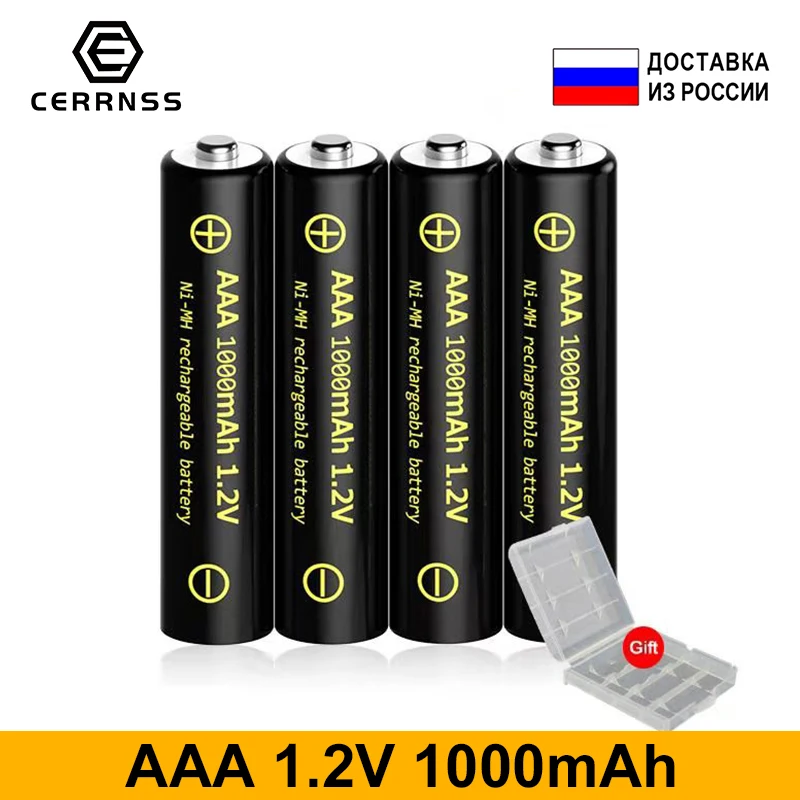 4-20pcs AAA Battery 1.2V Ni-MH Rechargeable Batteries 1000mAh 3A aaa Replacement Ni MH For Camera Flashlight | Электроника